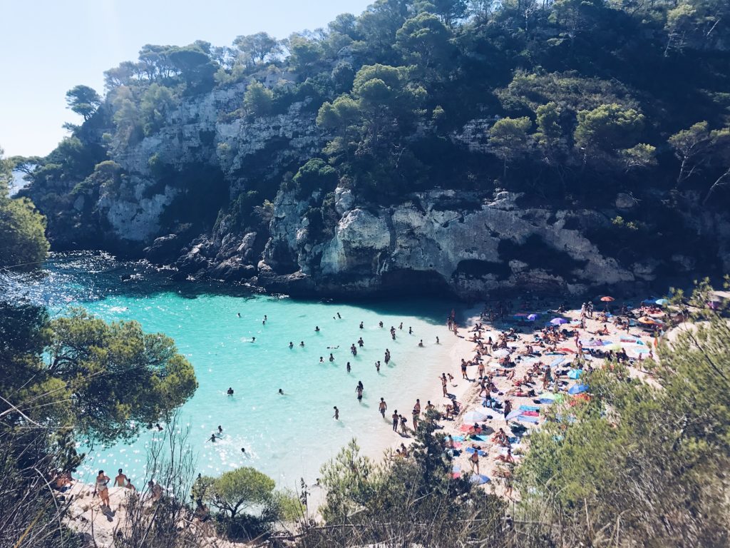the best beaches in menorca- Cala Macarelleta