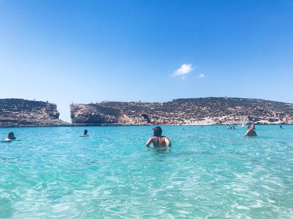 what to do in malta: swimming in the blue lagoon, camino island