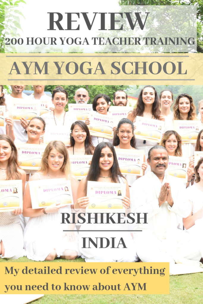 AYM 200 hour yoga teacher training Rishikesh India