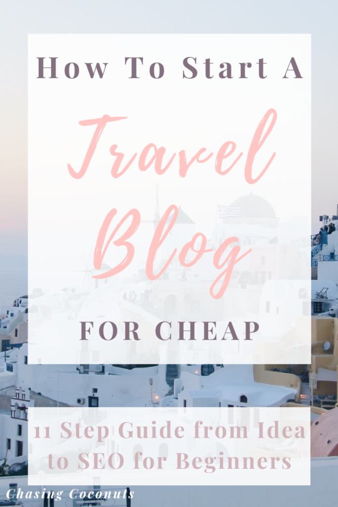 start a travel blog